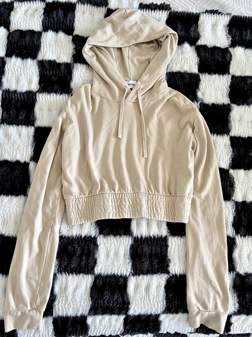 TALENTLESS Women's Boxing Cropped Hoodie Medium